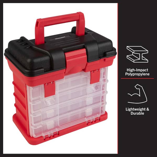 Stalwart 16.5 in. 57-Compartment Parts and Crafts Portable Storage Small  Parts Organizer 4 Box Set 75-MJ4645102 - The Home Depot