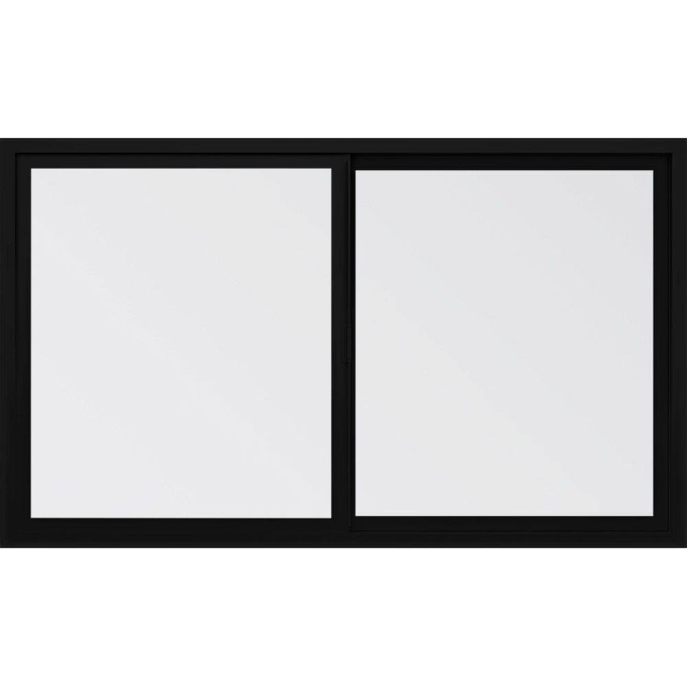 V300 Trinsic Series 60 in. x 48 in. XO Left-Handed Black Vinyl Double Strength Sliding Window price history on PriceWatchPro
