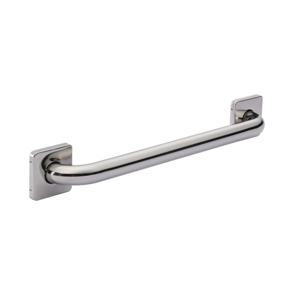 Square 18 in. x 1 1/4 in. Commodity Plus Grab Bar in Polished Stainless Steel price history on PriceWatchPro
