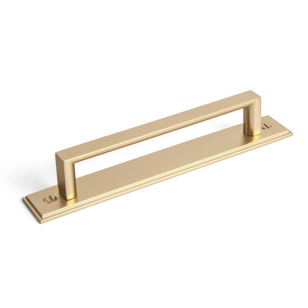2-Pack 5 in. (128 mm) Champagne Bronze Zinc Alloy Cabinet Pull with Rectangular Backplate Drawer Bar Pull price history on PriceWatchPro