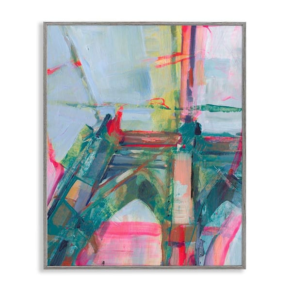 Stupell Industries Looming Bridge Arches by Ethan Harper Gray Framed Architecture Giclee Art Print 20 in. x 16 in.