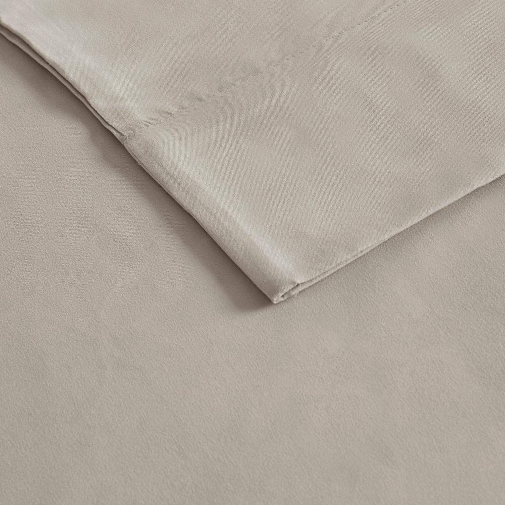 California King White Cotton Polyester Deep Pocket Sheet Set