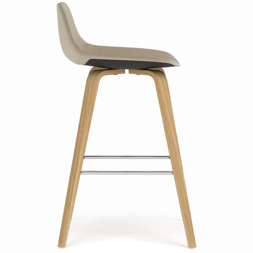Randolph Natural Wood Bentwood Counter Height Stools, Set of 2