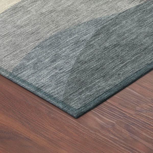 Chantille Machine Washable Indoor/Outdoor Abstract ACN2378 Blue 3 ft. x 4 ft. Area Rug