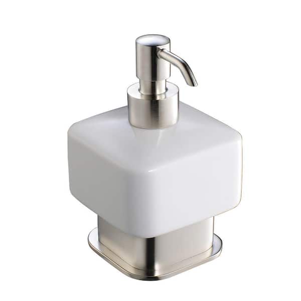 Fresca Solido Lotion Dispenser in Brushed Nickel