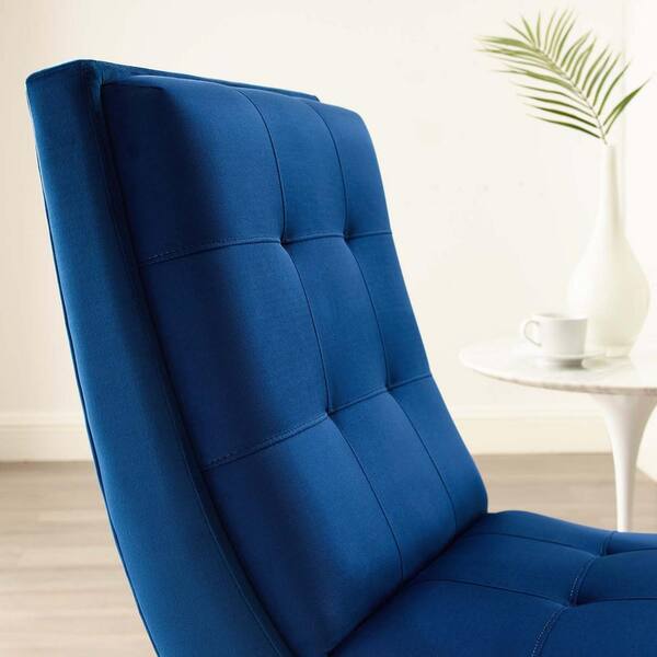 navy lounge chair
