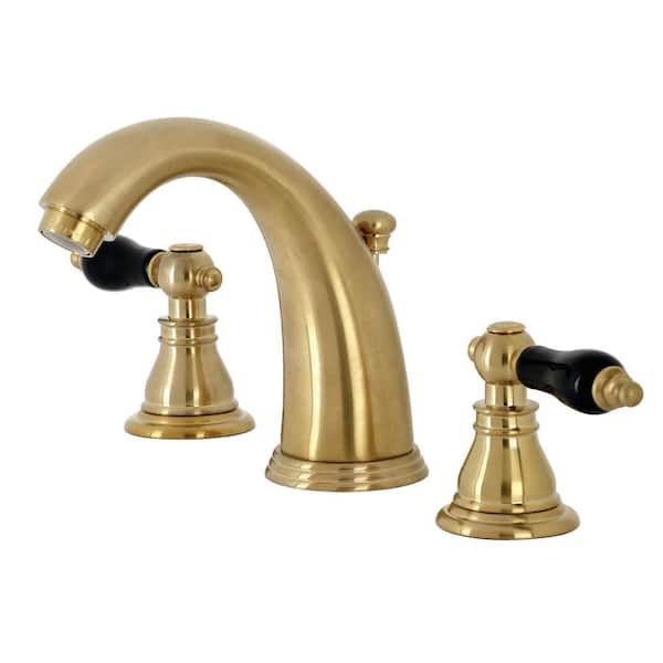 Kingston Brass Duchess 8 in. Widespread 2-Handle Bathroom Faucet in Brushed Brass