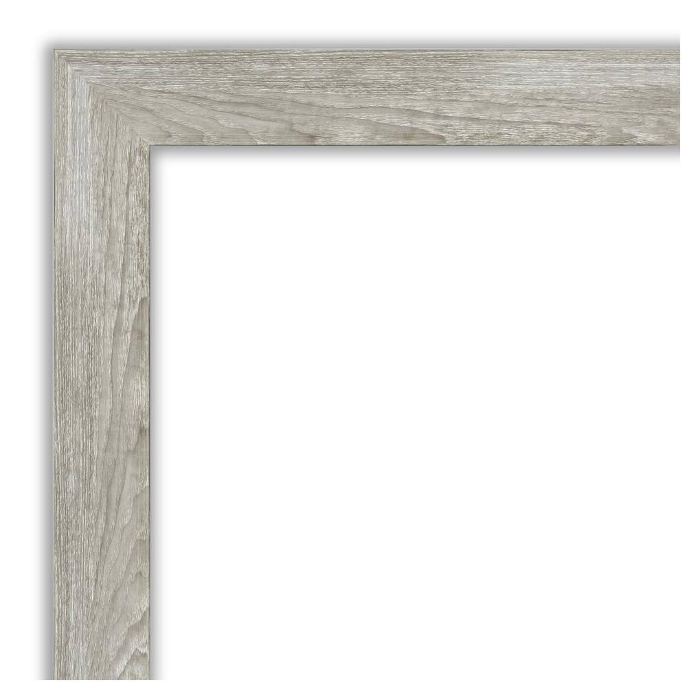 Dove Greywash Full Length Rectangular Wood Mirror