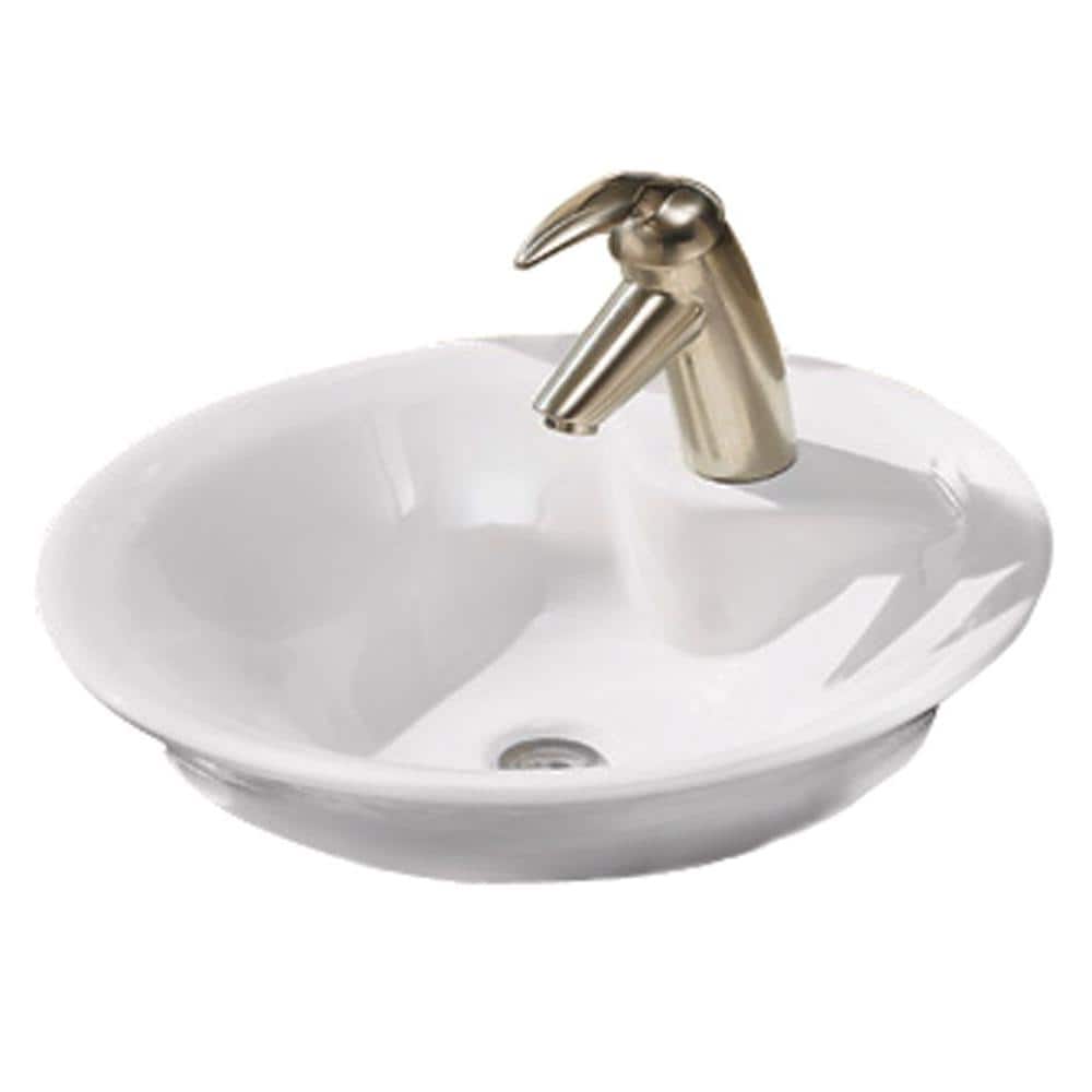 Morning Vessel Sink in White