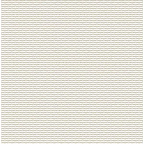 CASA MIA 3D Geometric Beige Paper Non-Pasted Strippable Wallpaper Roll Cover (56.05 sq. ft.)