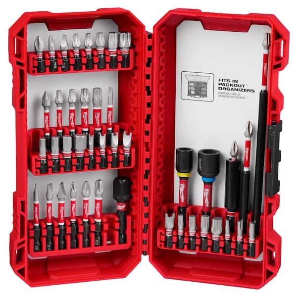Milwaukee SHOCKWAVE Impact-Duty Alloy Steel Driver Bit Auto Set