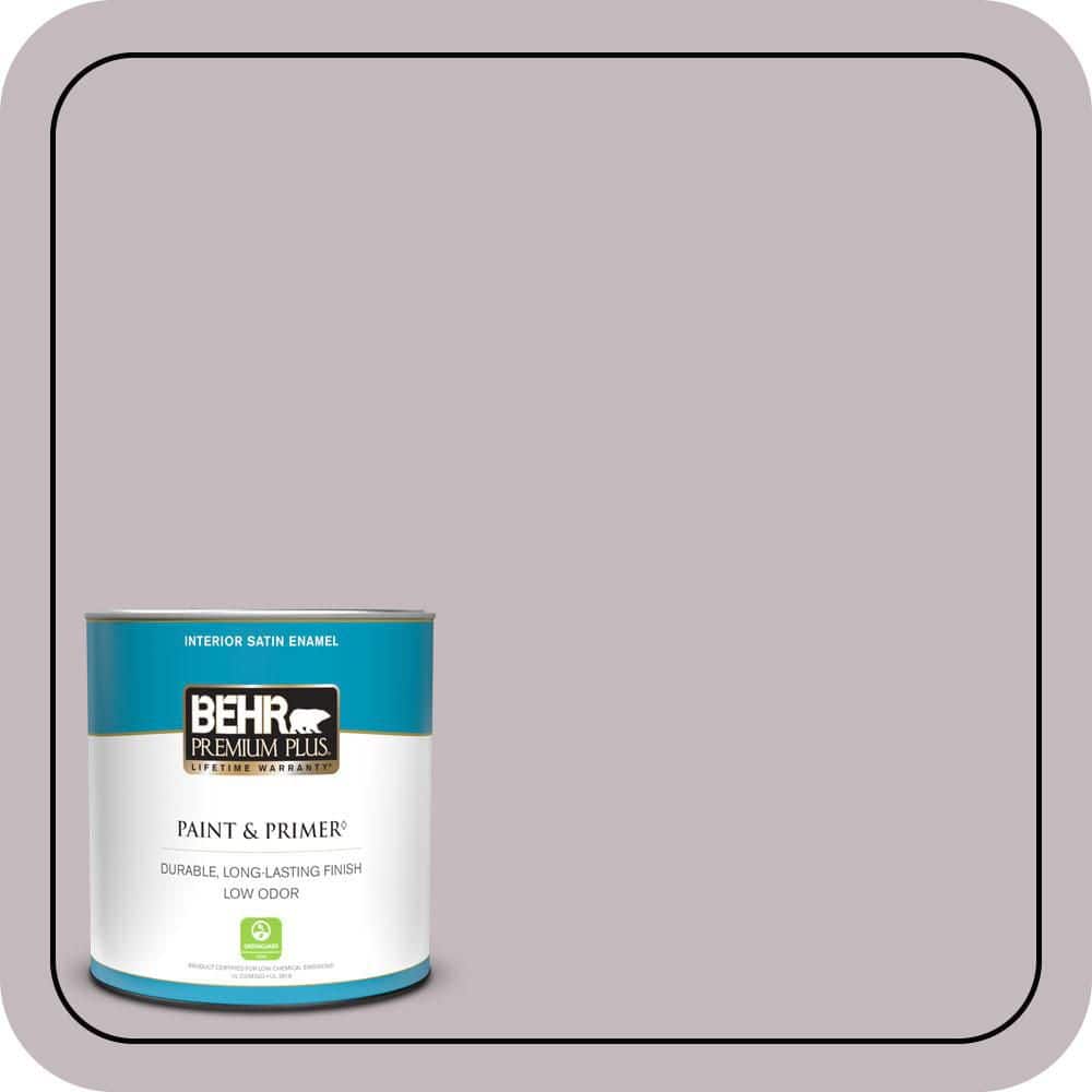 1 qt. #N110-2 Mulberry Stain Satin Enamel Low Odor Interior Paint & Primer price history on PriceWatchPro