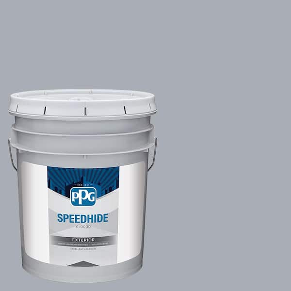 5 gal. PPG0993-3 Gosling Gray Semi-Gloss Exterior Paint