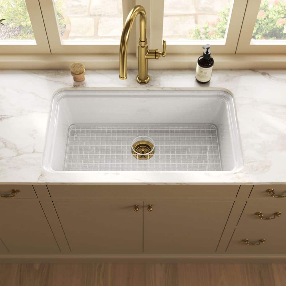 KOHLER Audrine by Studio McGee 33 in. Undermount Single Bowl