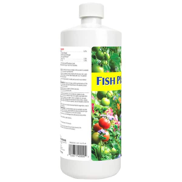 Alaska - 32 oz. (1 qt.) Organic Gardening Liquid Fish Emulsion Plant Food Fertilizer Concentrate 5-1-1