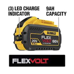 FLEXVOLT 20V/60V MAX Lithium-Ion 9.0Ah Battery Pack (3-Pack)