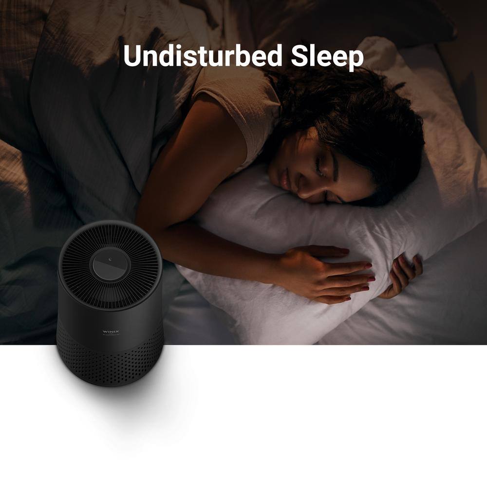 Winix A230 Black HEPA 4-Stage Air Purifier with PlasmaWave Technology
