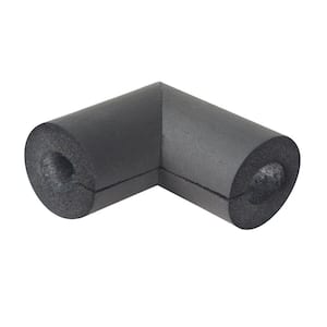 1/2 in. Rubber Pre-Slit Pipe Insulation Elbow
