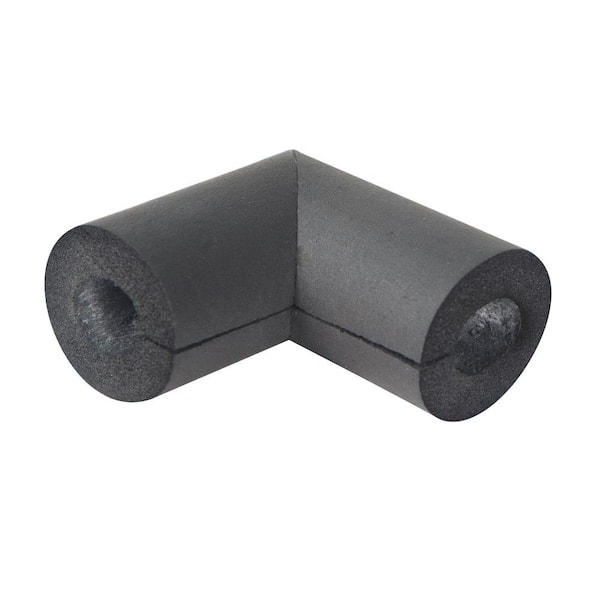 Everbilt 1/2 in. Rubber Pre-Slit Pipe Insulation Elbow