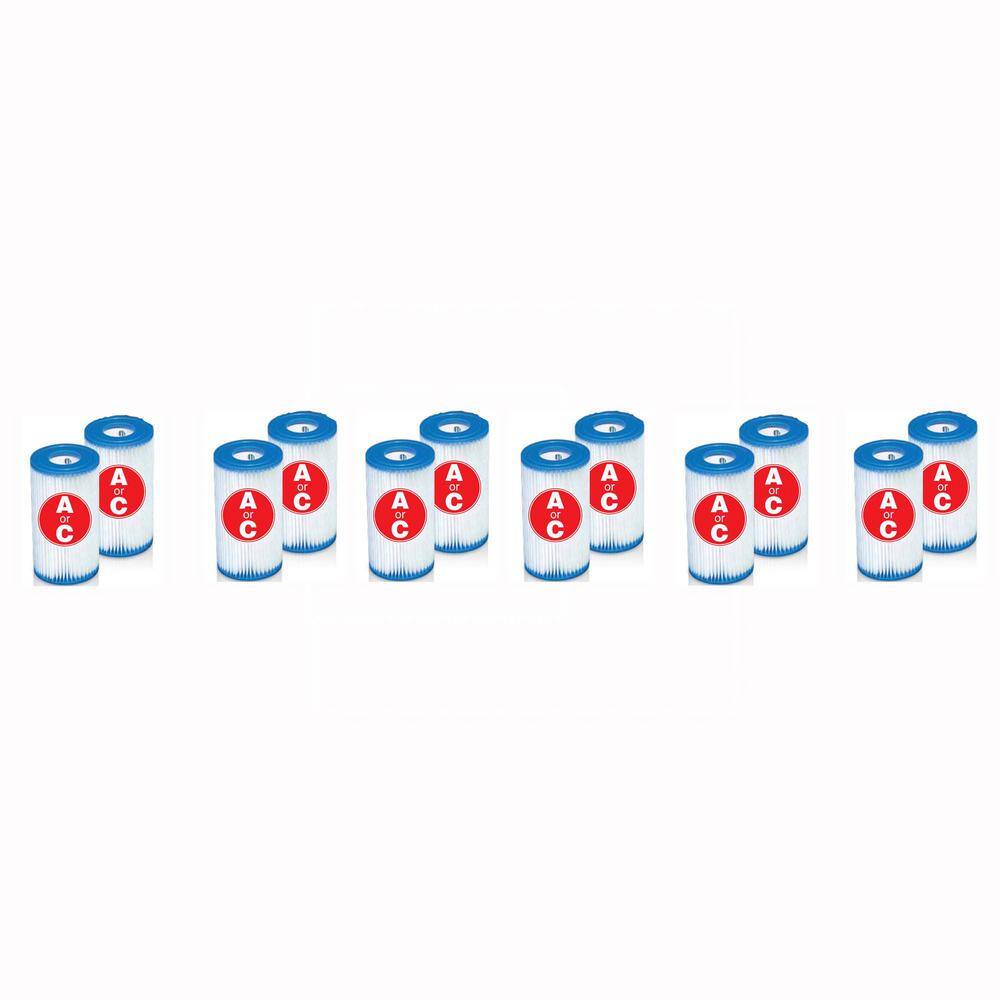 Easy Set Swimming Pool Type A or C Filter Replacement Cartridges (6-Pack) price history on PriceWatchPro