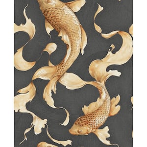 Koi Fish Paper Strippable Roll (Covers 56 sq. ft.)