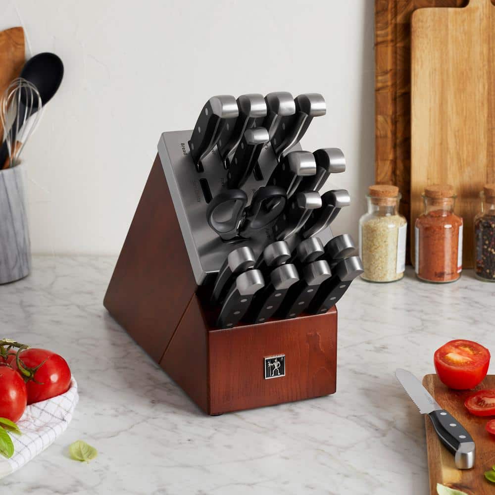 HENCKELS HENCKELS Statement 20-Piece Knife Block Set - Dark Brown