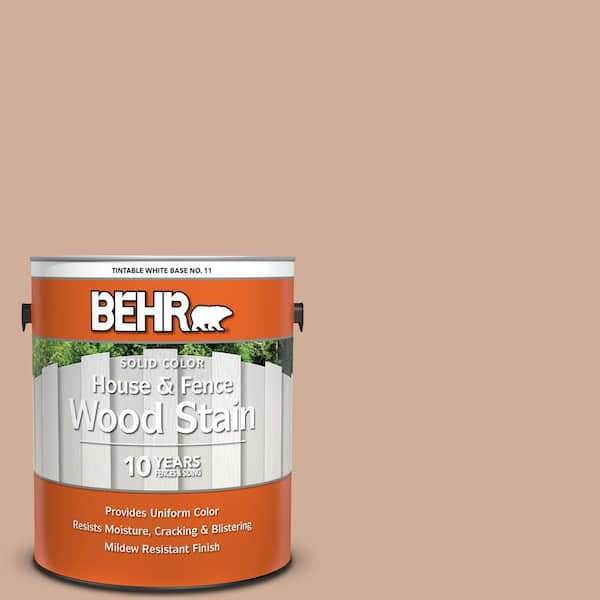 BEHR 1 gal. #S200-3 Iced Copper Solid Color House and Fence Exterior Wood Stain