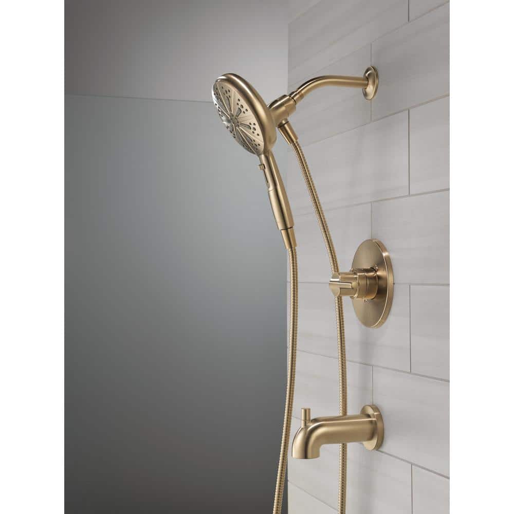 Champagne Bronze Multi-Head Wall Mounted Handheld Shower