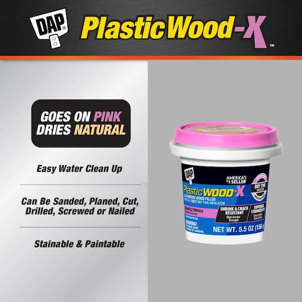 Plastic Wood-X with DryDex 5.5 oz. All-Purpose Wood Filler