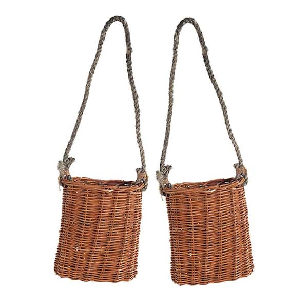 A & B Home Baskets - Set of 2 - Brown