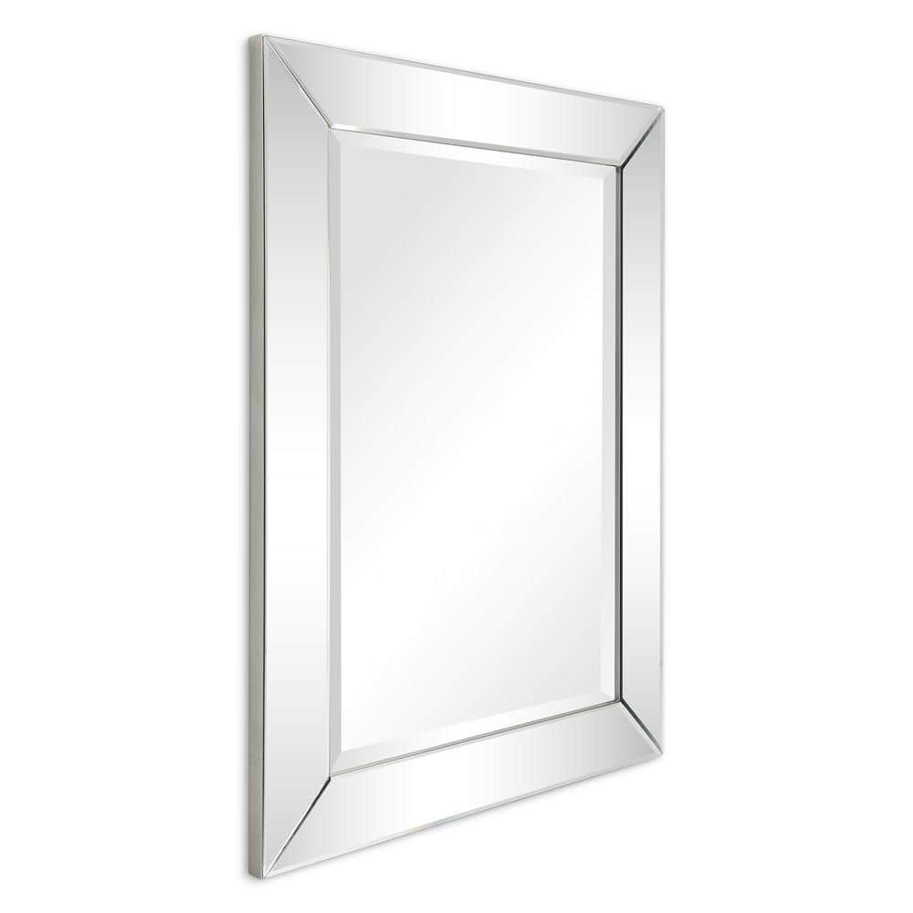 Eldemire Solid Wood Full-Length Beveled Rectangular Mirror