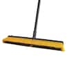 VILEDA PUSH BROOM,BLACK/BLUE,24 IN,MEDIUM-DUTY - Brooms - MNO134484