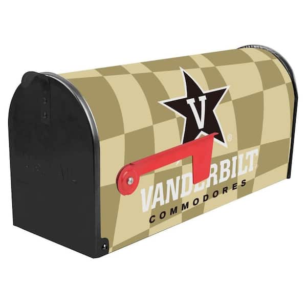 Sainty International Brown Post Mount Vanderbilt University Mailbox