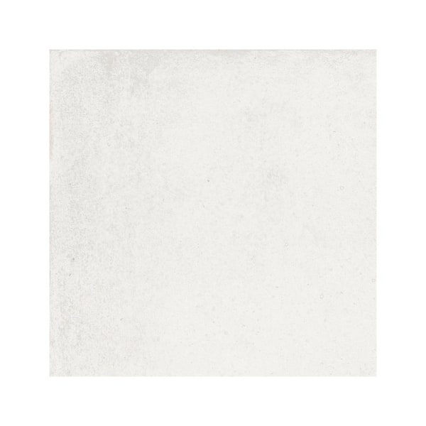 Giorbello Spanish Armonia 8 in. x 8 in. x 8.5mm Matte Stone Look Porcelain Floor and Wall Tile Perla-Sample