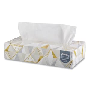 White Facial Tissue 2-Ply Pop-Up Box (125 Sheets per Box, 48 Boxes per Carton)