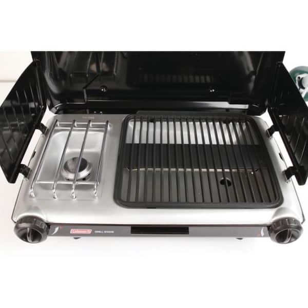 Coleman Propane Grill Combo in Black 2000038245 - The Home Depot