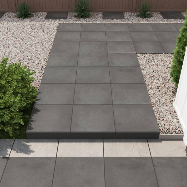 MSI Nolitan Carbon 3 cm x 24 in. x 24 in. Porcelain Paver Floor Tile (40-Pieces/160 sq. ft./Pallet)
