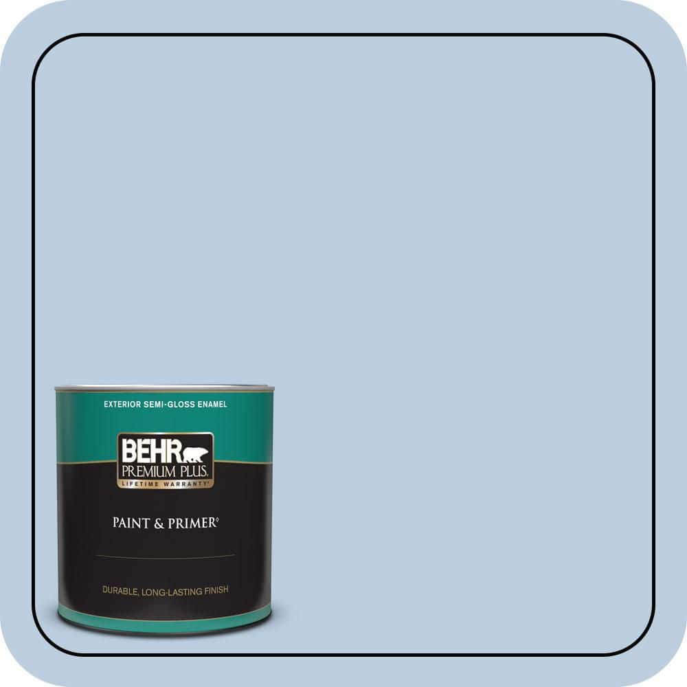 1 qt. #M530-2 Skys the Limit Semi-Gloss Enamel Exterior Paint & Primer price history on PriceWatchPro