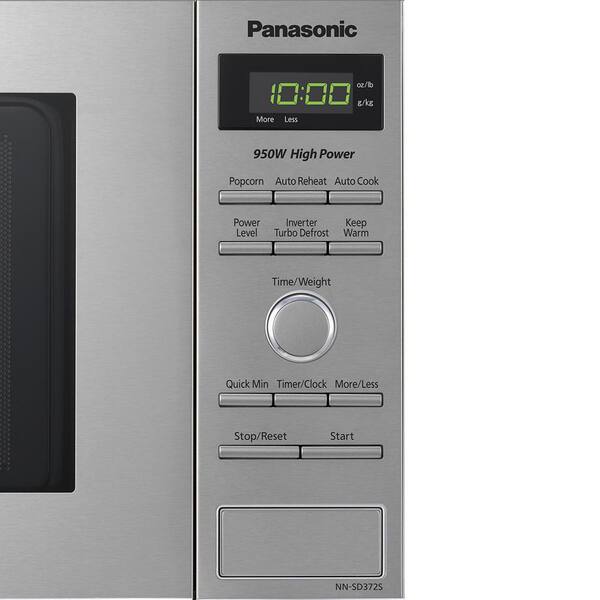 Panasonic 19.2 in. 0.8 Cu. Ft. Countertop Microwave in Stainless