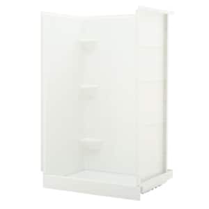A2 34 in. x 48 in. x 76 in. Shower Stall in White