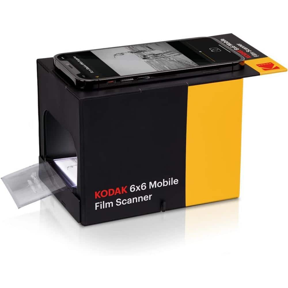 6 x 6 Mobile Film Scanner, Save 6 x 6 Slides and Negatives [120 and 220 For