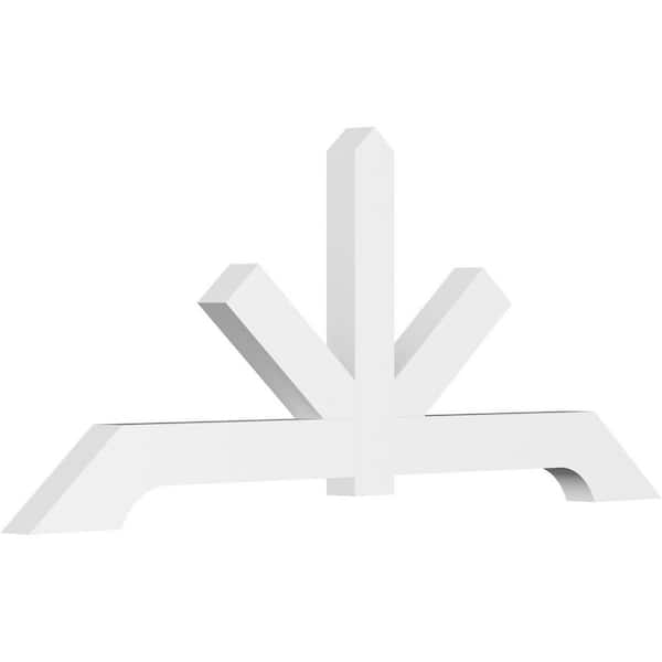 Ekena Millwork Vanguard 96 in. W x 40 in. H x 4 in. D Signature Polyurethane Bracket