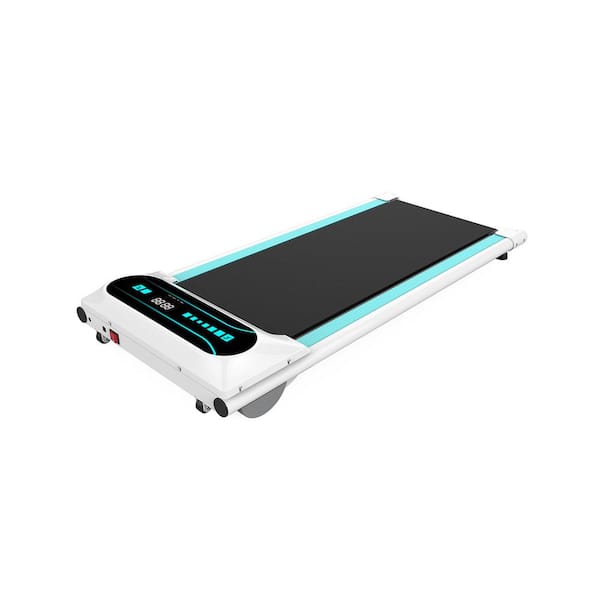 Blue Portable Walking Pad Running Machine, Treadmill with LED Display and 12-Preset Programs, 2.25HP