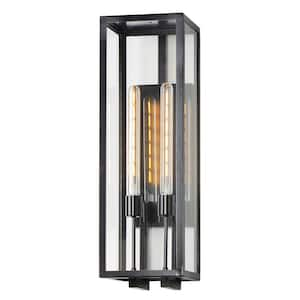 Catalina 2-Light XL Bronze Outdoor Up-Light Hardwired Wall Sconce