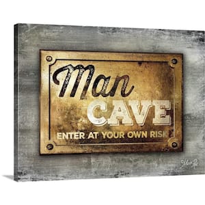 "Man Cave" by Rae Marla Canvas Wall Art