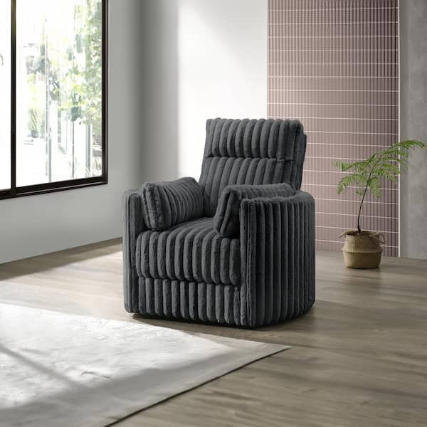 New Classic Furniture Embrace Black Polyester Upholstered Arm Chair