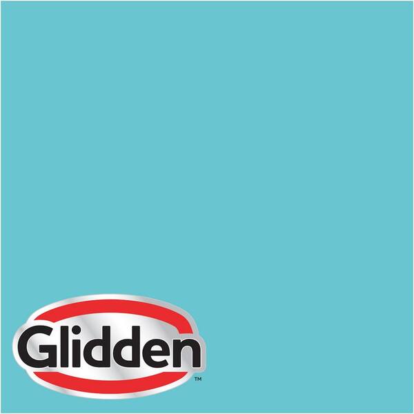 Glidden Premium 1 gal. #HDGB28 Pacific Coast Blue Semi-Gloss Interior Paint with Primer