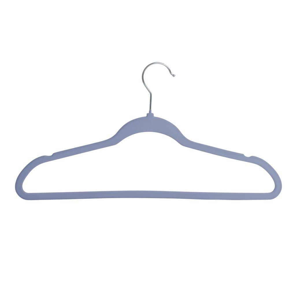 Cobalt Flocked Suit Hanger - 35 Pack