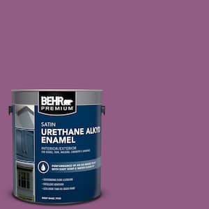 1 gal. #OSHA-4 OSHA SAFETY PURPLE Urethane Alkyd Satin Enamel Interior/Exterior Paint