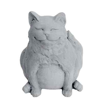 stone cat garden statue